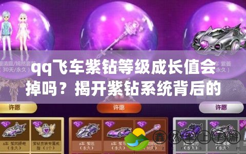 qq飛車紫鉆等級(jí)成長(zhǎng)值會(huì)掉嗎？揭開紫鉆系統(tǒng)背后的秘密！