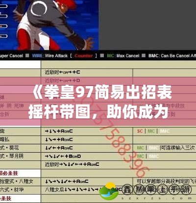 《拳皇97簡易出招表搖桿帶圖，助你成為街機對戰(zhàn)高手！》