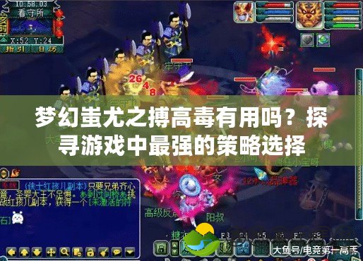 夢(mèng)幻蚩尤之搏高毒有用嗎？探尋游戲中最強(qiáng)的策略選擇