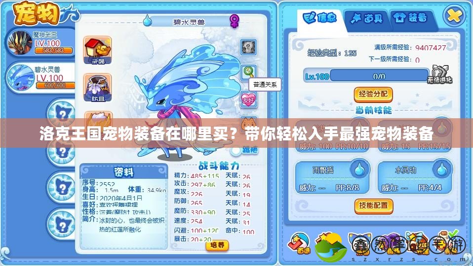 洛克王國(guó)寵物裝備在哪里買？帶你輕松入手最強(qiáng)寵物裝備