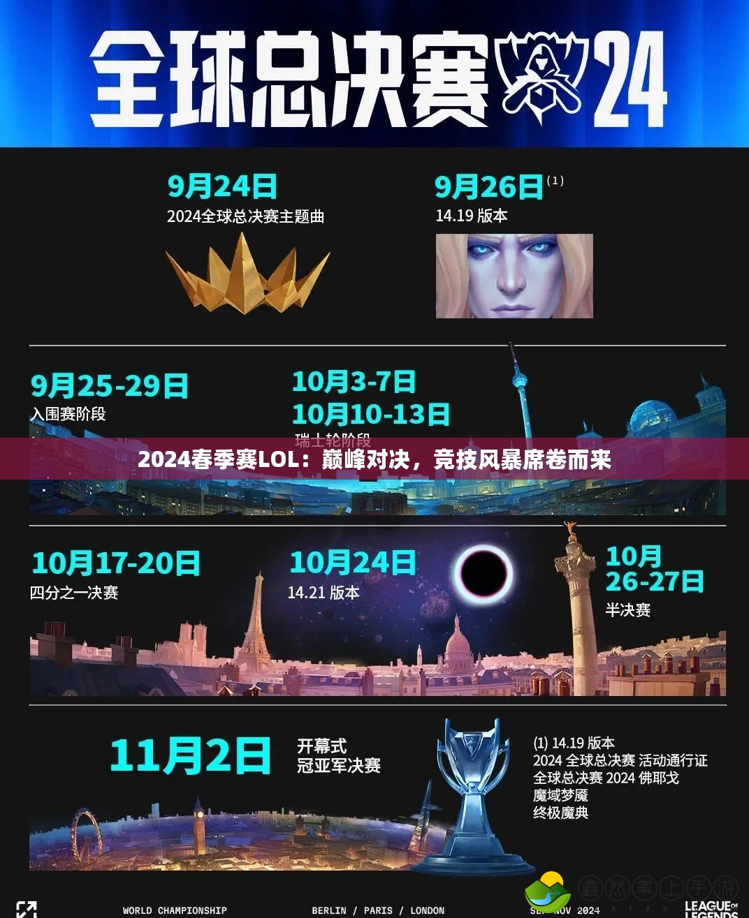 2024春季賽LOL：巔峰對決，競技風暴席卷而來