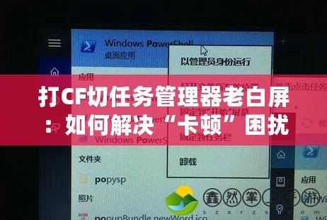 打CF切任務(wù)管理器老白屏：如何解決“卡頓”困擾，暢享流暢游戲體驗