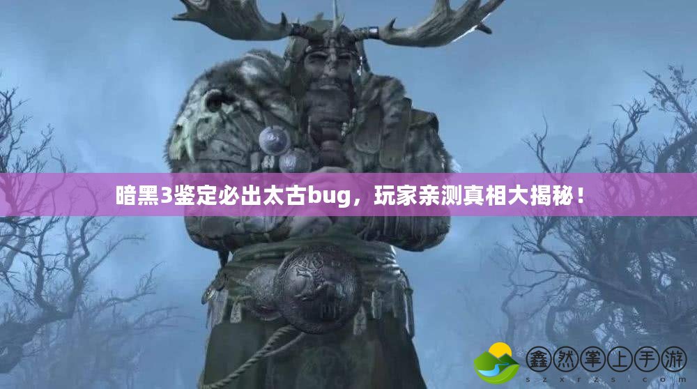 暗黑3鑒定必出太古bug，玩家親測(cè)真相大揭秘！
