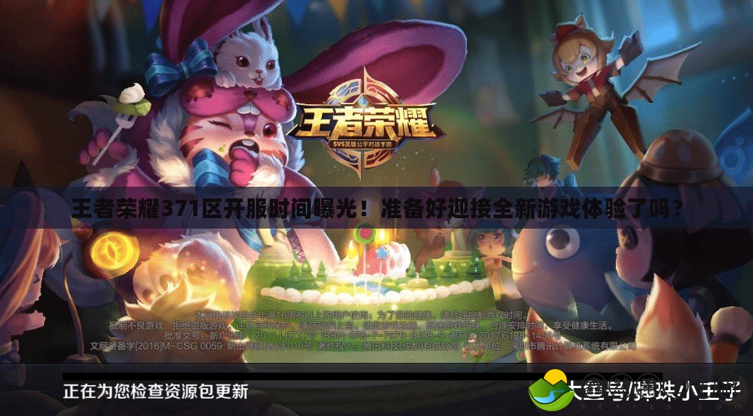 王者榮耀371區(qū)開服時(shí)間曝光！準(zhǔn)備好迎接全新游戲體驗(yàn)了嗎？