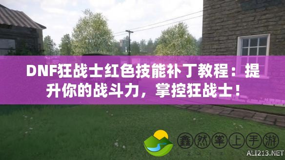 DNF狂戰(zhàn)士紅色技能補(bǔ)丁教程：提升你的戰(zhàn)斗力，掌控狂戰(zhàn)士！