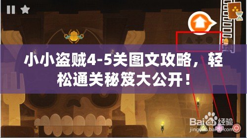 小小盜賊4-5關圖文攻略，輕松通關秘笈大公開！