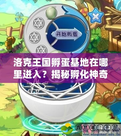 洛克王國(guó)孵蛋基地在哪里進(jìn)入？揭秘孵化神奇寵物的秘密！