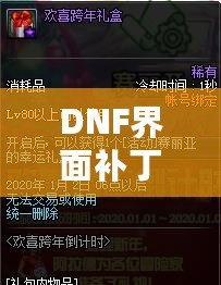 DNF界面補(bǔ)丁賽麗亞：為你的游戲體驗(yàn)注入全新活力！