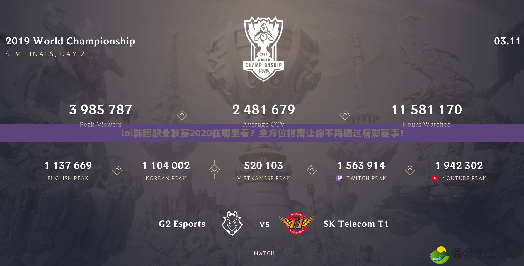 lol韓國職業(yè)聯(lián)賽2020在哪里看？全方位指南讓你不再錯過精彩賽事！