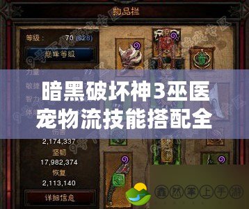 暗黑破壞神3巫醫(yī)寵物流技能搭配全解析：打造無敵寵物軍團(tuán)！
