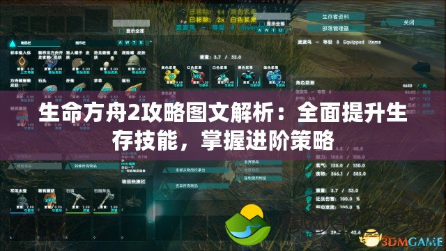 生命方舟2攻略圖文解析：全面提升生存技能，掌握進階策略