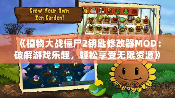 《植物大戰(zhàn)僵尸2鑰匙修改器MOD：破解游戲樂趣，輕松享受無限資源》