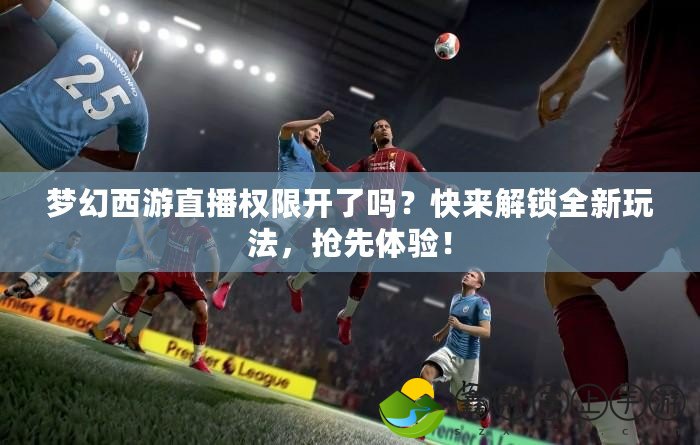 夢幻西游直播權限開了嗎？快來解鎖全新玩法，搶先體驗！