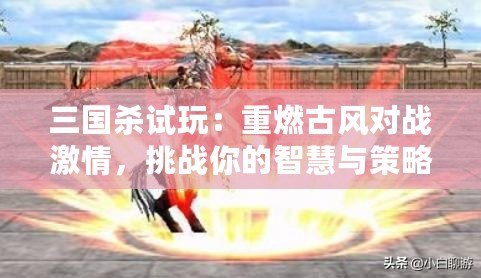三國殺試玩：重燃古風(fēng)對戰(zhàn)激情，挑戰(zhàn)你的智慧與策略