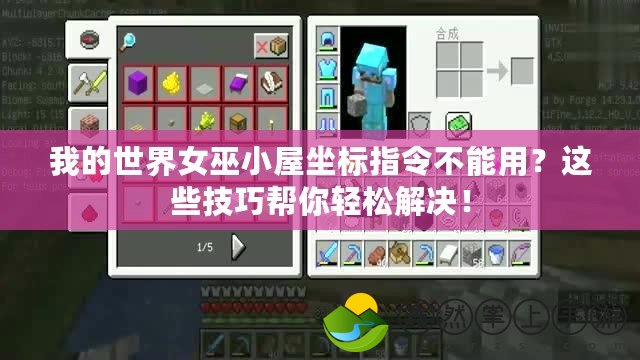 我的世界女巫小屋坐標指令不能用？這些技巧幫你輕松解決！