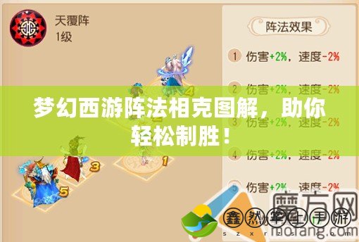 夢(mèng)幻西游陣法相克圖解，助你輕松制勝！