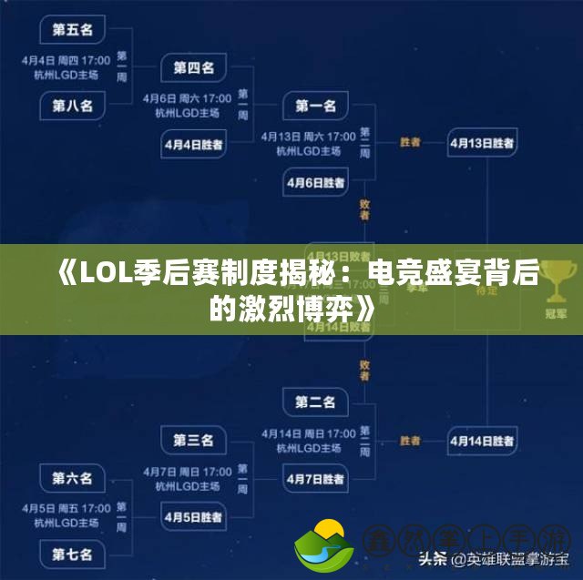 《LOL季后賽制度揭秘：電競(jìng)盛宴背后的激烈博弈》