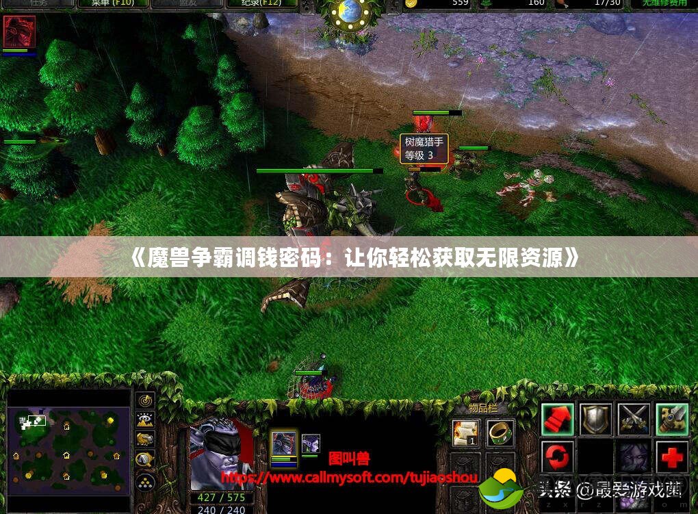 《魔獸爭(zhēng)霸調(diào)錢(qián)密碼：讓你輕松獲取無(wú)限資源》
