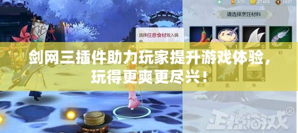 劍網(wǎng)三插件助力玩家提升游戲體驗，玩得更爽更盡興！