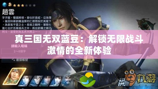 真三國(guó)無(wú)雙藍(lán)豆：解鎖無(wú)限戰(zhàn)斗激情的全新體驗(yàn)