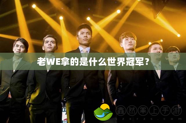 老WE拿的是什么世界冠軍？